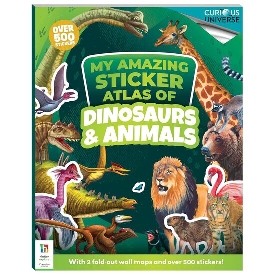 Incredible Sticker Atlas Dinosaurs And Animals