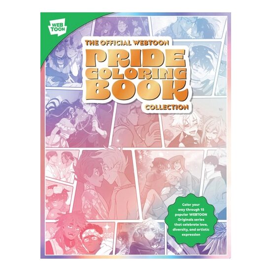 Official Webtoon Pride Coloring Book Collection - Imagine 1