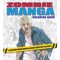 Zombie Manga Coloring Book