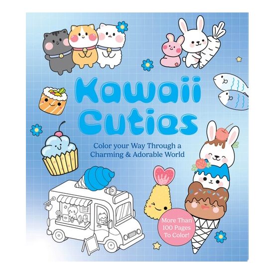 Kawaii Cuties: Color Your Way Through A Charming A(...)