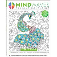 Mindwaves Calming Colouring: Flora & Fauna