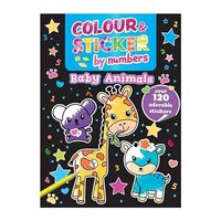Colour And Sticker By Numbers Baby Animals (Csa Cl(...)