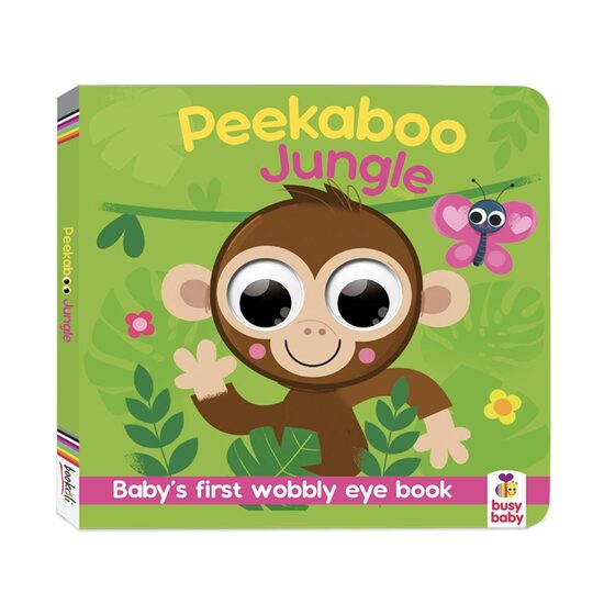 Peekaboo - Jungle - Board Book With Googly Eyes