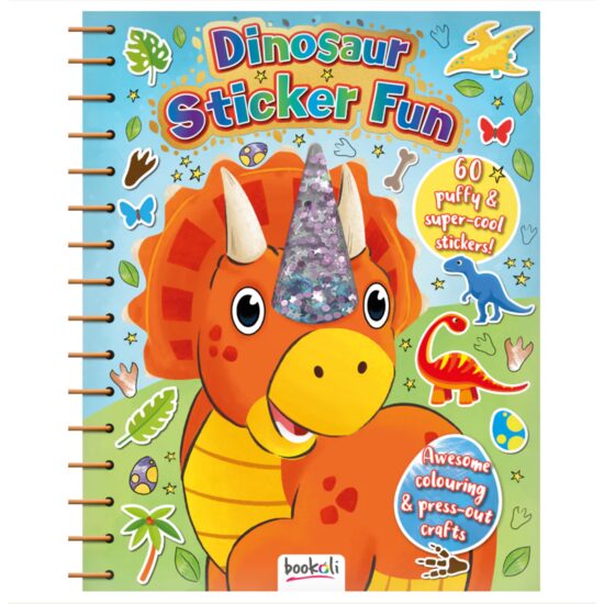Dinosaur Sticker Fun Book 60 Stickers Colourin(...)