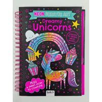 Neon Scratch Art: Dreamy Unicorns (Scratch Art Fun(...)