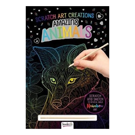 Amazing Animals: Scratch Art Creations