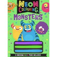 Neon Colouring: Monsters (Neon Colouring 8)