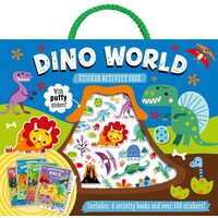 Dino World Sticker Activity Case