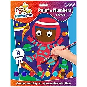 Art Fantastic Paint-By-Numbers Kit: Space - Imagine 1