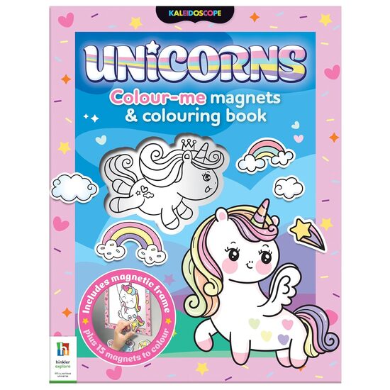 Unicorns Colour-Me Magnets - Imagine 1