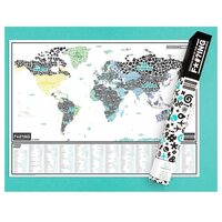 Scratch Map Of The F'Ing World