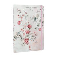 Flowers & Birds Peony A5 Notebook