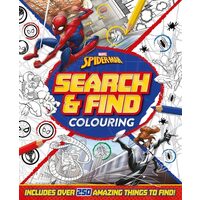 Marvel Spiderman: Search & Find Colouring
