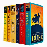 Dune Series 6 Books Collection Set (Dune, Dune Messiah, Children Of Dune, God Emperor Of Dune, Heretics Of Dune & Chapter House Dune)