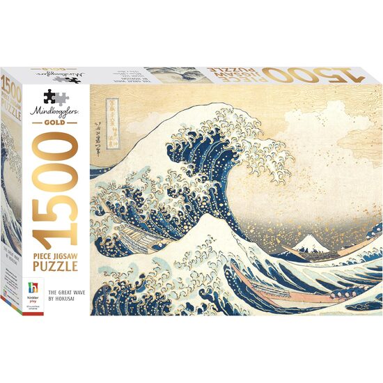 Mindbogglers Gold 1500pc Great Wave Puzzle