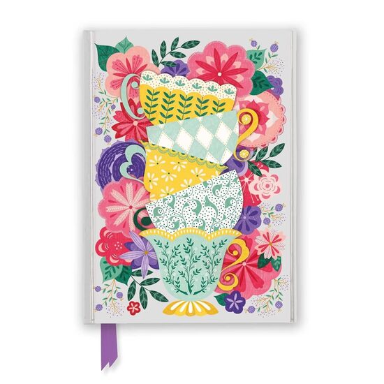 Jenny Zemanek: Teacups (Foiled Journal) (Flame Tree Notebooks) - Imagine 1
