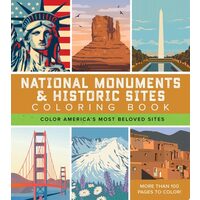 National Monuments & Historic Sites Coloring Book