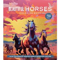 Beautiful Horses Coloring Book