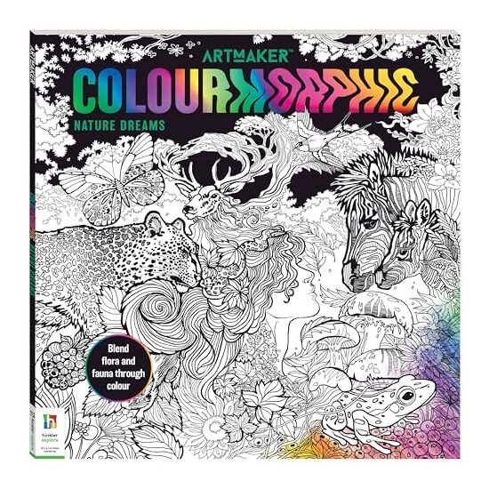 Art Maker Colourmorphic Colouring Book Nature Drea