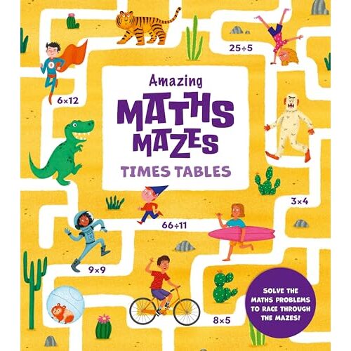 Amazing Maths Mazes: Times Tables