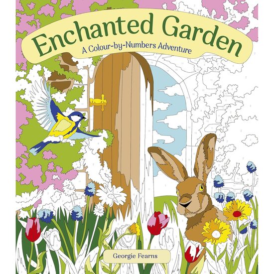Enchanted Garden: A Colour-by-Numbers Adventure (Arcturus Creative Colour by Numbers)