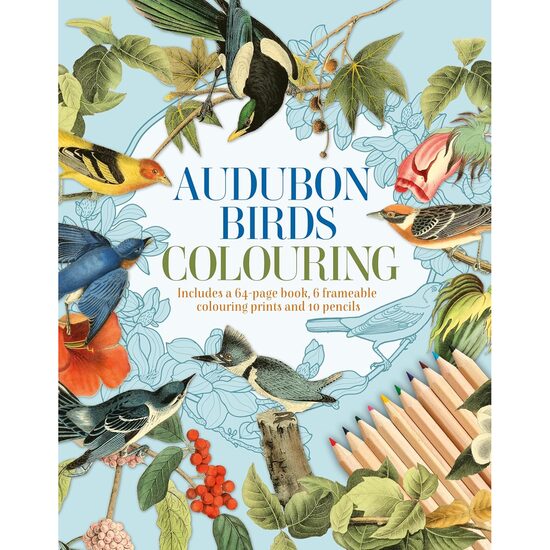 Audubon Birds Colouring Kit (Arcturus Colouring Kits)