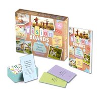 VISION BOARDS MANIFEST YOUR DESTINY KIT Includes 128-page Book, 40 Cards, Stickers, and Vision... Board