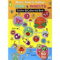 Maze Find and Colour Book - Bugs and Insects