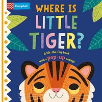 Where Is Little Tiger A Lift-The-flap Book with a Pop-up Ending
