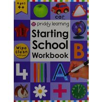 Starting School Activity Book Wipe Clean Spiral