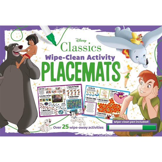 Disney Classics: Wipe-Clean Activity Placemats - Imagine 1