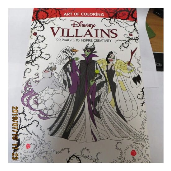 Art of Coloring: Disney Villains (Walmart Black Friday Custom Pub) 100 Images to Inspire Creativity