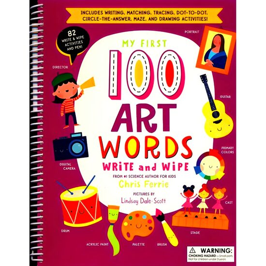 My First 100 Art Words Write And Wipe - Imagine 1