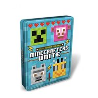MINECRAFT - Activity Tin Of Books - 4 Activity Books & Stickers