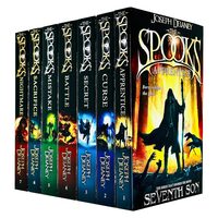 The Spooks Books 1 - 7 Wardstone Chronicles Collection Set by Joseph Delaney (Apprentice, Curse, Secret, Battle, Mistake, Sacrifice & Nightmare)