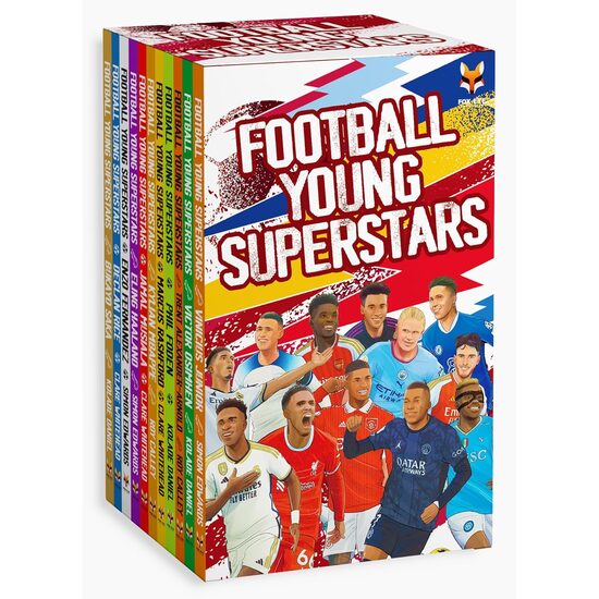 Football Young Superstars 12 Books Box Set: Jude Bellingham, Marcus Rashford, Phil Foden, Bukayo…