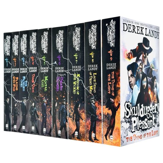 Skulduggery Pleasant Series 1 To 3 Collection By Derek Landy 9 Books Set