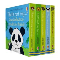 Usborne Touchy-Feely Thats not My Zoo Collection Set 3: Panda and Friends 5 Books Collection Set