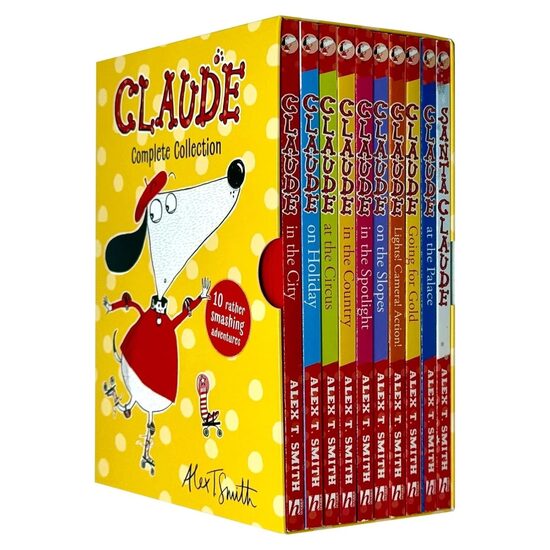 Claude Complete Collection Rather Smashing Adventures10 Books Box Set by Alex T. Smith
