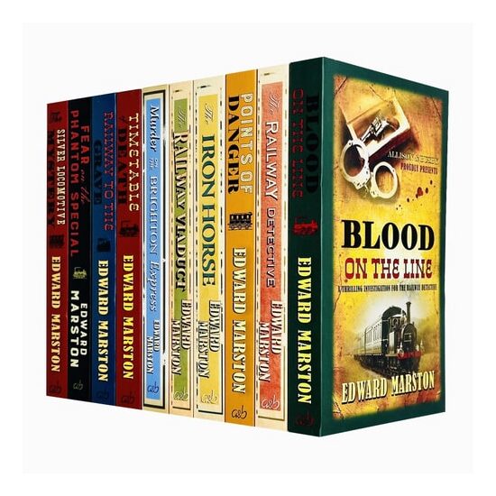 Edward Marston Railway Detective Collection 10 Books Set