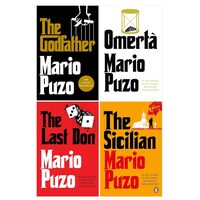 Mario Puzo The Godfather Collection 4 Books Set