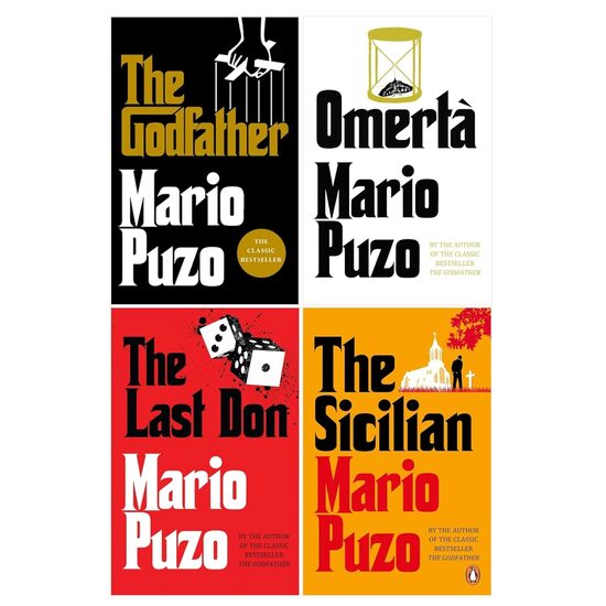 Mario Puzo The Godfather Collection 4 Books Set