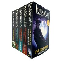 Lockwood and Co Series 5 Books Collection Set by Jonathan Stroud (The Screaming Staircase, The Whispering Skull, The Hollow Boy, The Creeping Shadow, The Empty Grave)
