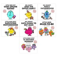 Mr Men And Little Miss for Grown Ups 7 Books Set By Roger Hargreaves