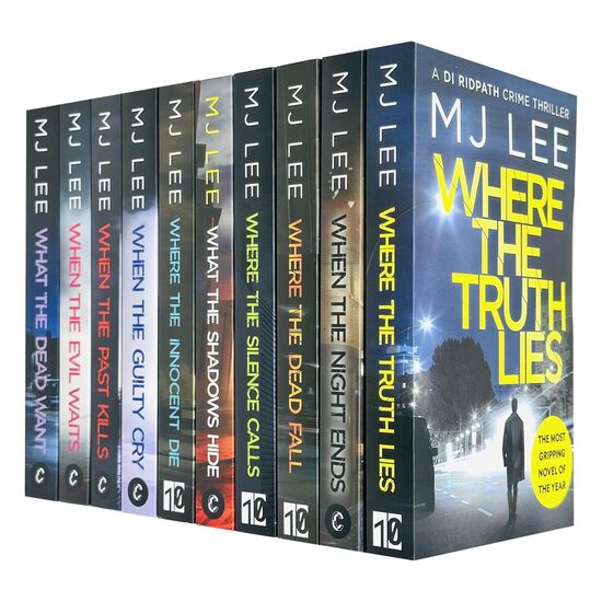 M J Lee DI Ridpath Series Collection 10 Books Set