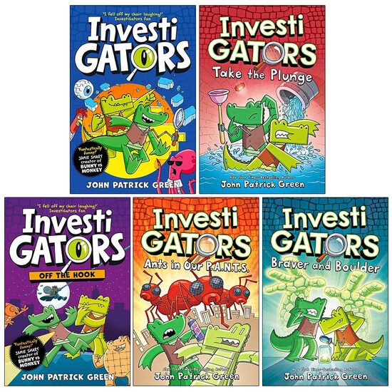 InvestiGators By John Patrick Green 5 Books Collection Box Set