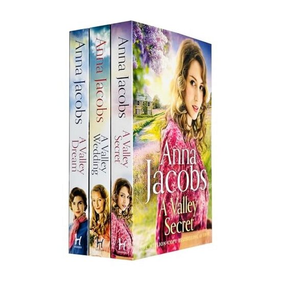 Anna Jacobs Backshaw Moss Series 3 Books Collection Set (a Valley Dream, A Valley Secret, A Valley…