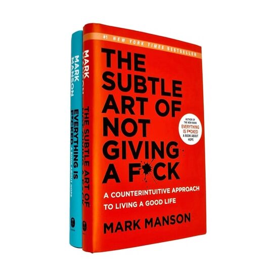 Mark Manson Collection 2 Books Set (The Subtle Art of Not Giving a Fck, Everything Is Fcked)