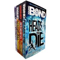 Young Bond Collection Steve Cole 4 Books Set (Strike Lightning, Shoot to Kill, Heads You Die, Red Nemesis)