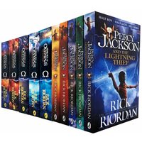 Heroes Of Olympus ; Percy Jackson Series Collection 10 Books Set By Rick Riordan